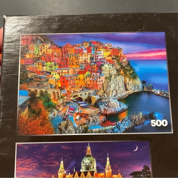Collection of 6 jigsaw puzzles 100, 300, 500 piece, travel, art, America - Picture 3 of 8